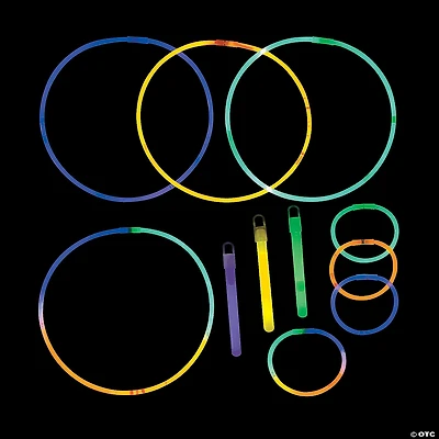 Bulk 500 Pc. Halloween Glow Stick, Bracelet & Necklace Assortment