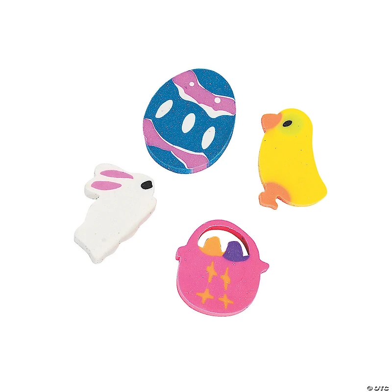 Bulk 500 Pc. Mini Easter Eraser Assortment
