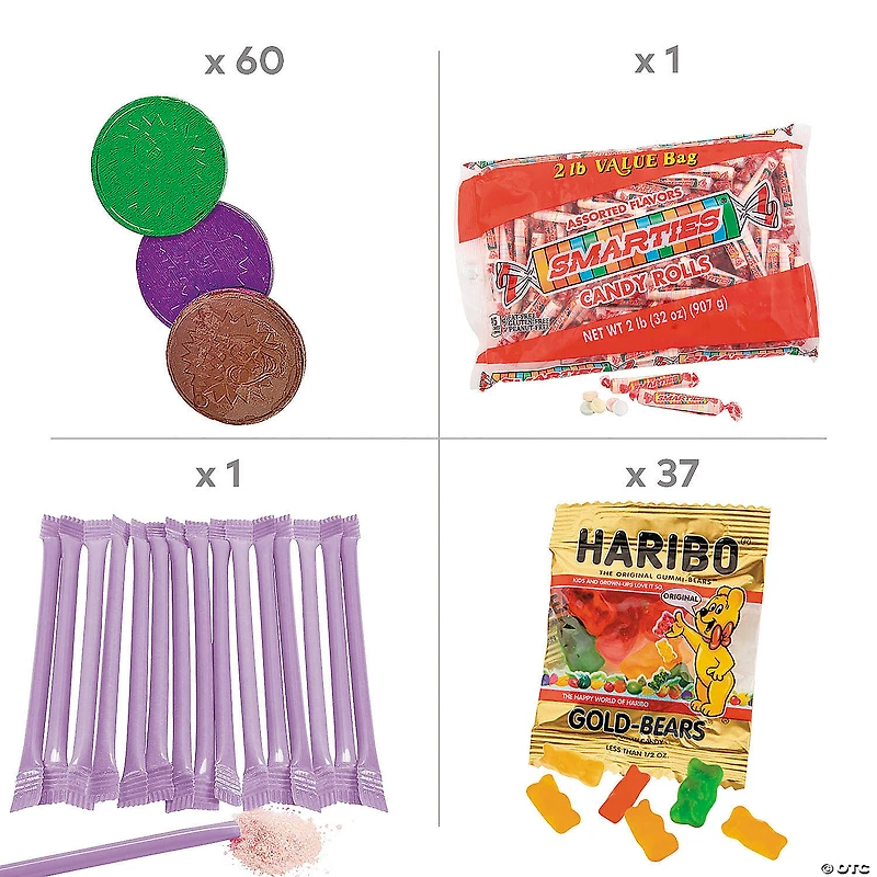 Bulk 512 Pc. Mardi Gras Candy Assortment