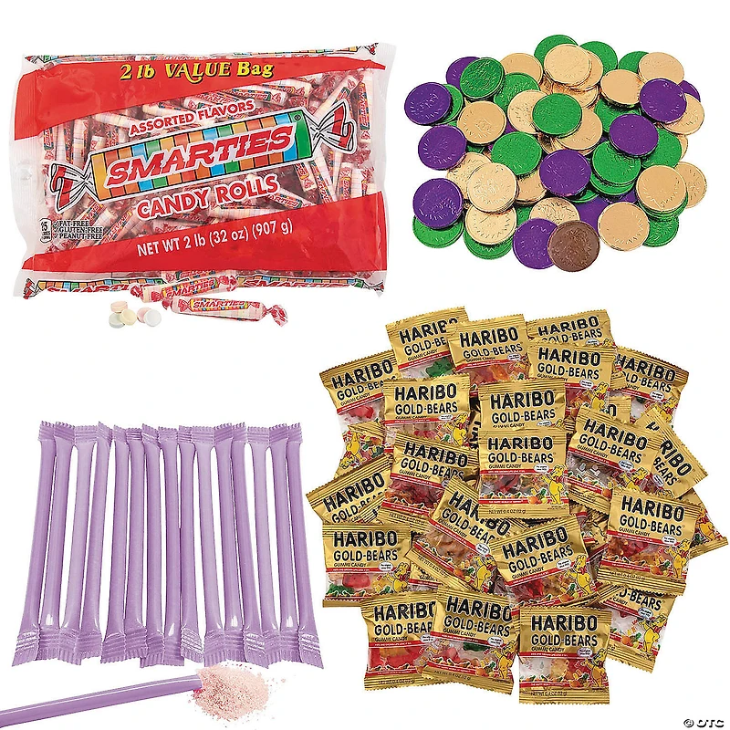 Bulk 512 Pc. Mardi Gras Candy Assortment
