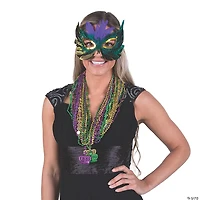 Bulk 600 Pc. Masquerade Mask & Bead Assortment