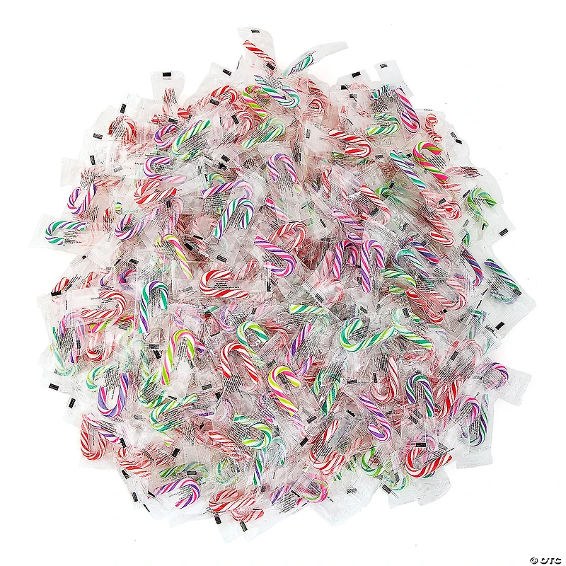 Bulk 600 Pc. Mini Candy Cane Assortment