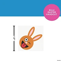 Bulk 72 Pc. Easter Emoji Temporary Tattoos