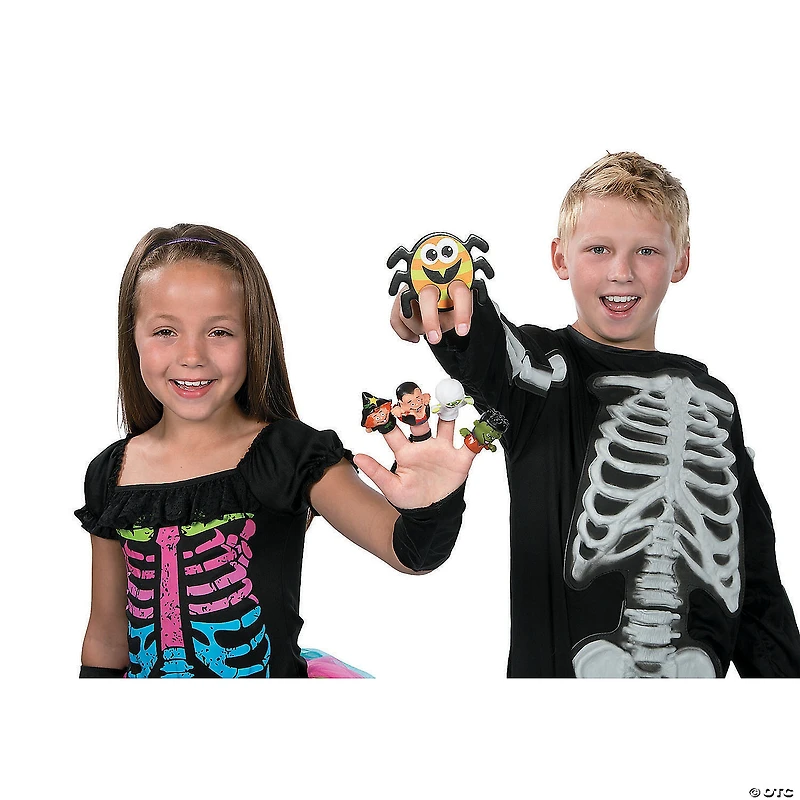 Bulk 72 Pc. Halloween Characters Finger Puppets