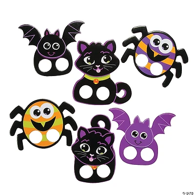 Bulk 72 Pc. Halloween Characters Finger Puppets