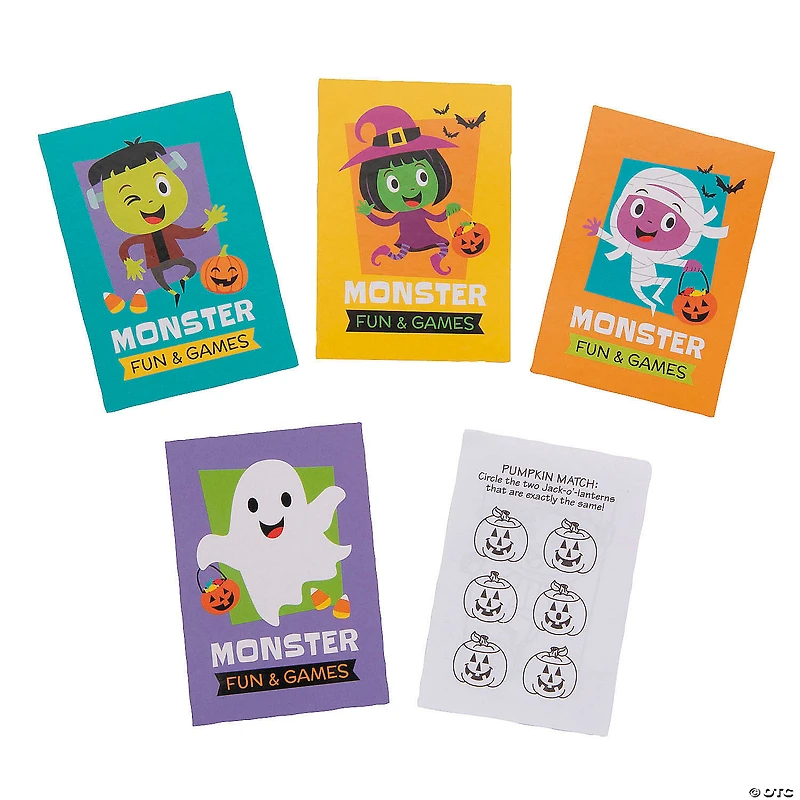 Bulk 72 Pc. Halloween Fun & Games Mini Activity Books