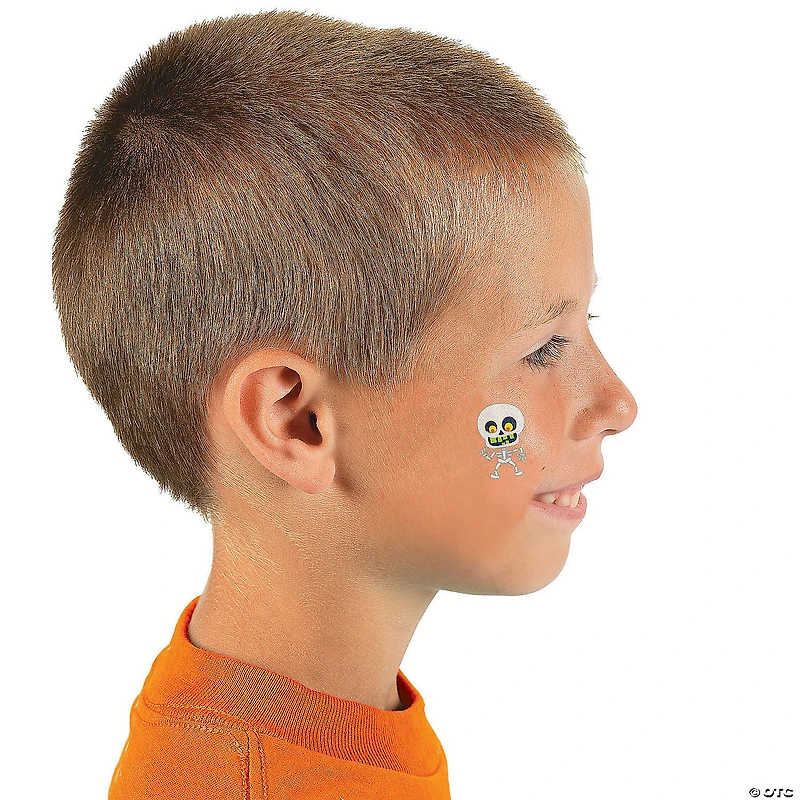 Bulk 72 Pc. Halloween Glitter Temporary Tattoos