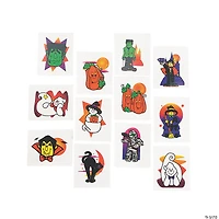 Bulk 72 Pc. Halloween Glitter Temporary Tattoos