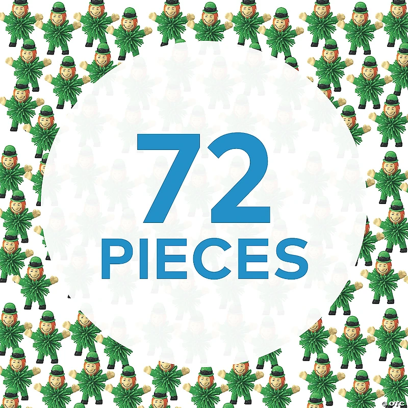 Bulk 72 Pc. Mini Leprechaun Porcupine Characters