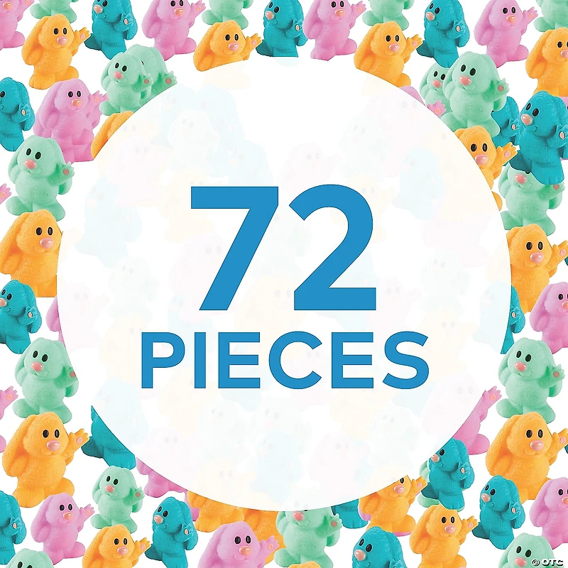 Bulk 72 Pc. Mini Long Ear Rabbits