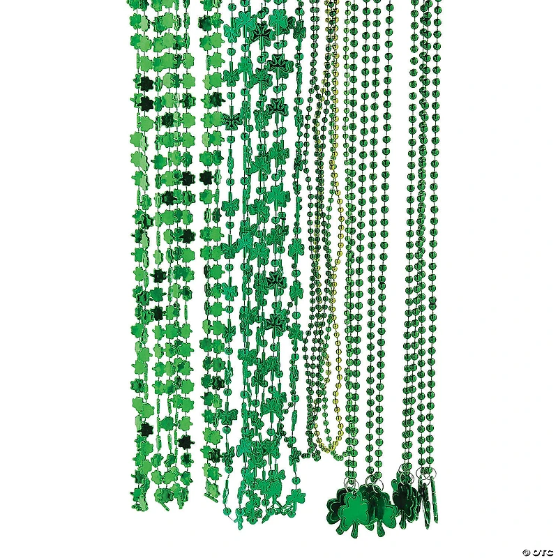 Bulk 72 Pc. St. Patrick’s Bead Necklace Assortment