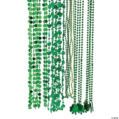 Bulk 72 Pc. St. Patrick’s Bead Necklace Assortment