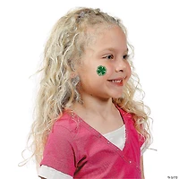 Bulk 72 Pc. St. Patrick's Day Four-Leaf Clover Patterned Tattoos