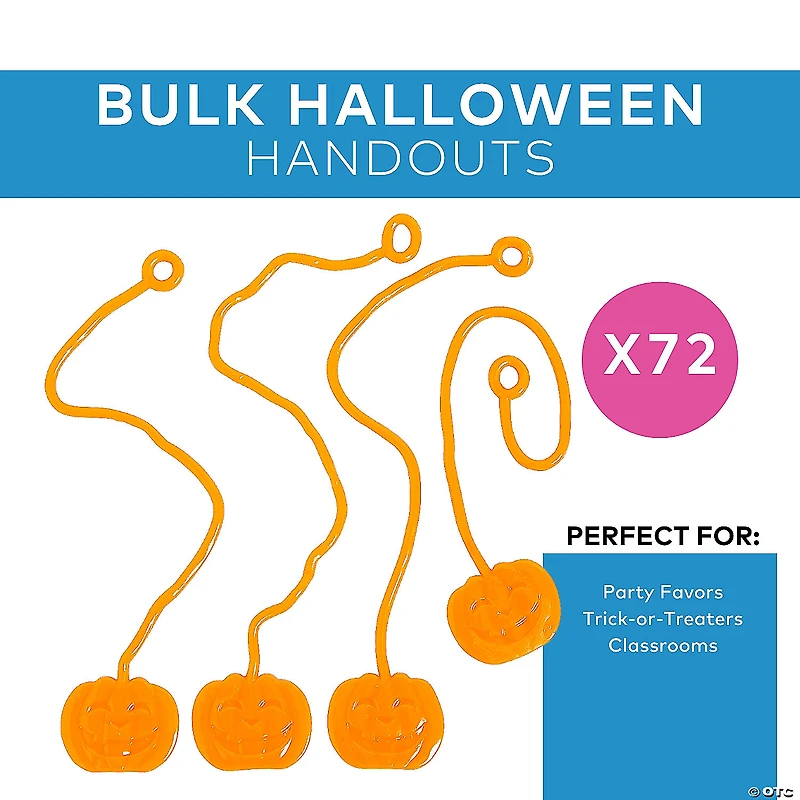 Bulk 72 Pc. Sticky Jack-O’-Lanterns