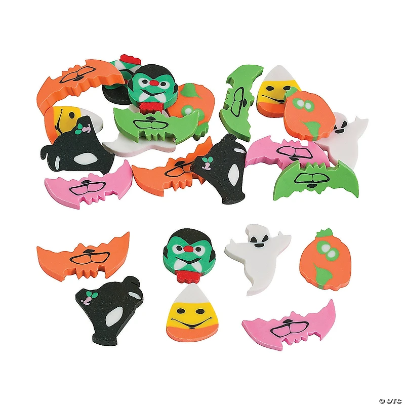 Bulk 720 Pc. Halloween Mini Eraser Assortment