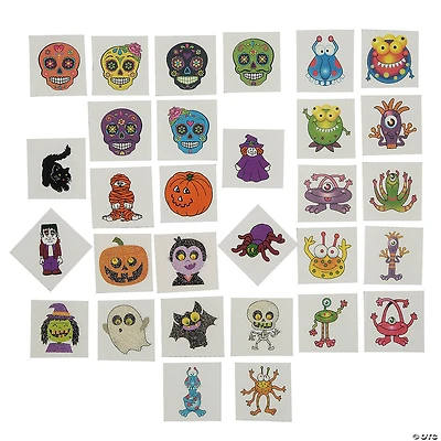 Bulk 720 Pc. Halloween Temporary Tattoo Assortment