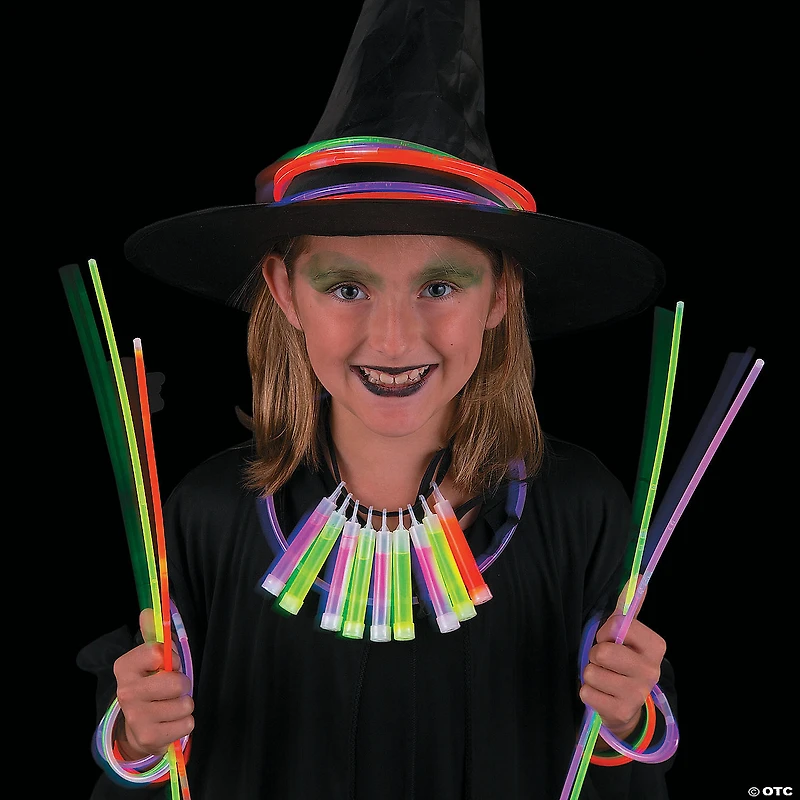 Bulk 75 Pc. Halloween Glow Stick, Bracelet & Necklace Assortment