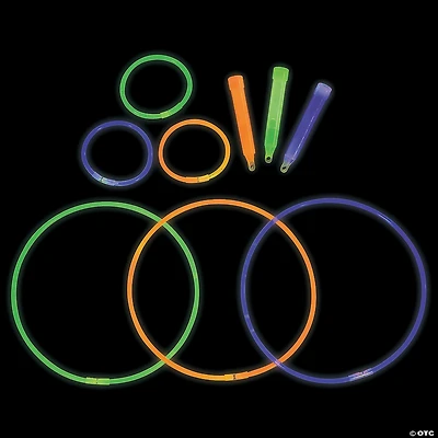 Bulk 75 Pc. Halloween Glow Stick, Bracelet & Necklace Assortment