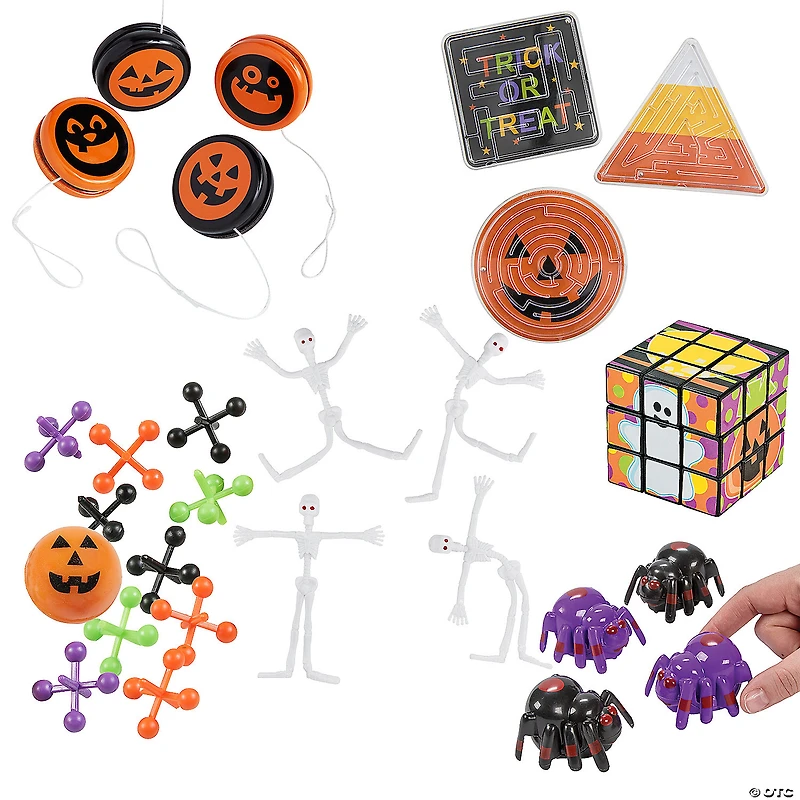 Bulk 96 Pc. Halloween Fun & Games Kit
