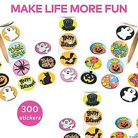 Bulk Classic Halloween Stickers - 300 Pc.