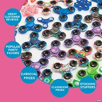 Bulk Fidget Spinner & Fidget Toy Assortment - 96 Pc.