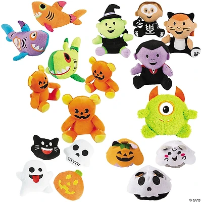 Bulk Halloween Stuffed Characters Giveaway Kit for 144