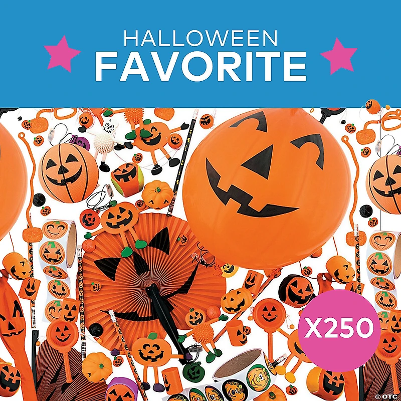 Bulk Jack-O’-Lantern Halloween Assortment