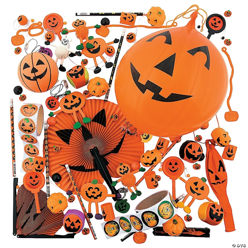 Bulk Jack-O’-Lantern Halloween Assortment