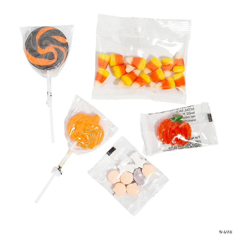 Bulk  Jack-O’-Lantern Halloween Candy Assortment
