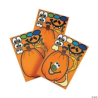 Bulk Jack-O’-Lantern Sticker Sheets - 240 Pc.