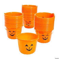 Bulk Jack-O’-Lantern Trick-or-Treat Buckets - 72 Pc.
