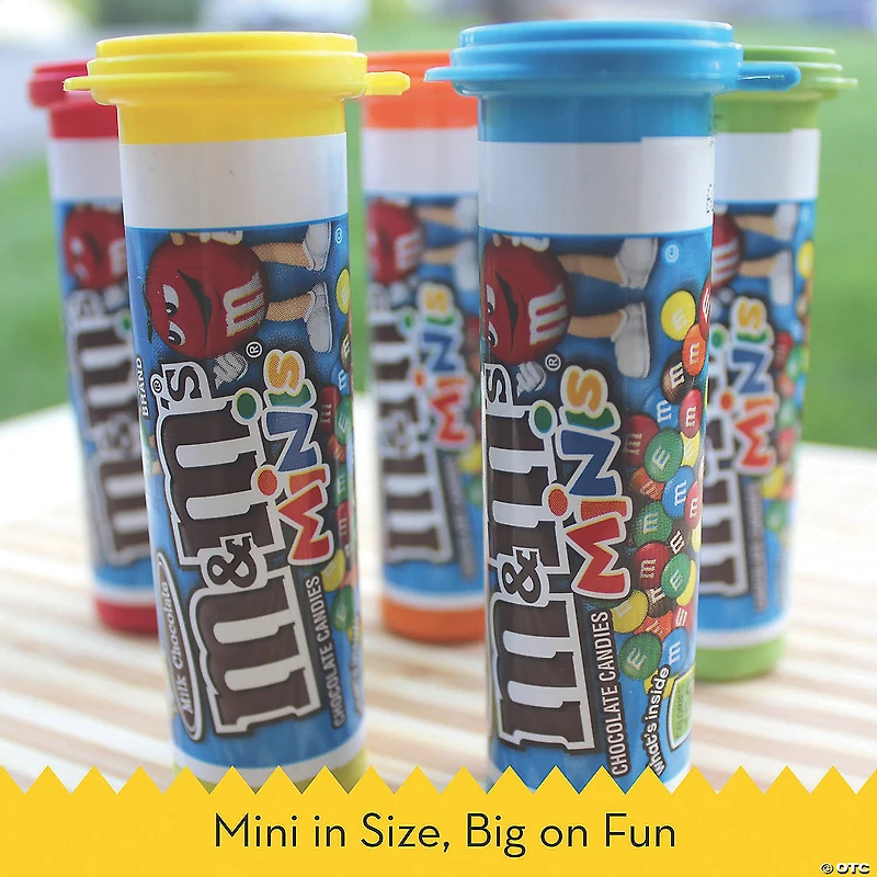 Bulk M&M’S MINIS Milk Chocolate Candy, 1.08-Ounce Tubes (Pack of 24), 2 pack