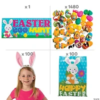Bulk Premium Easter Egg Hunt Kit for 100