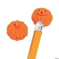Bulk Pumpkin Eraser Pencil Toppers