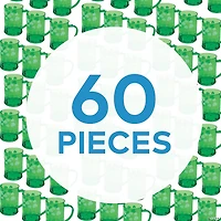 Bulk St. Patrick's Day Shamrock Plastic Mugs - 60 Pc.