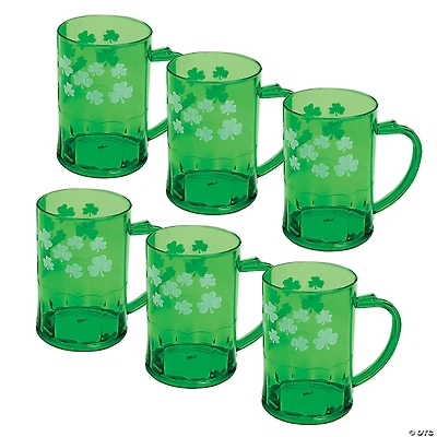 Bulk St. Patrick's Day Shamrock Plastic Mugs - 60 Pc.