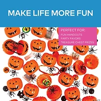 Bulk Toy-Filled Plastic Jack-O’-Lanterns - 144 Pc.