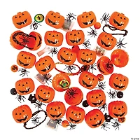 Bulk Toy-Filled Plastic Jack-O’-Lanterns - 144 Pc.