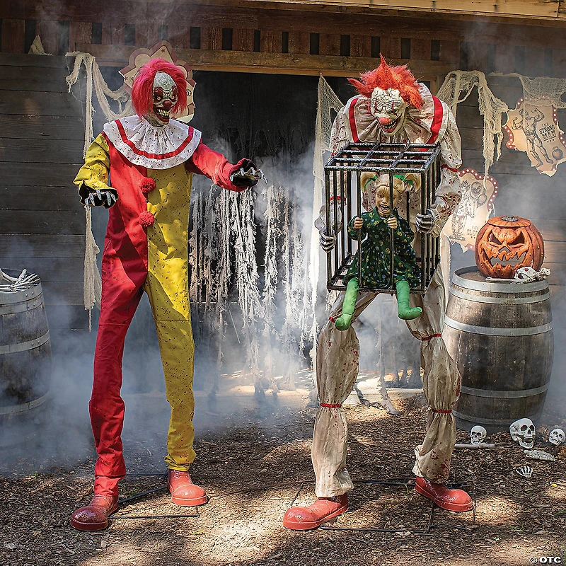 Cagey the Clown Halloween Decoration