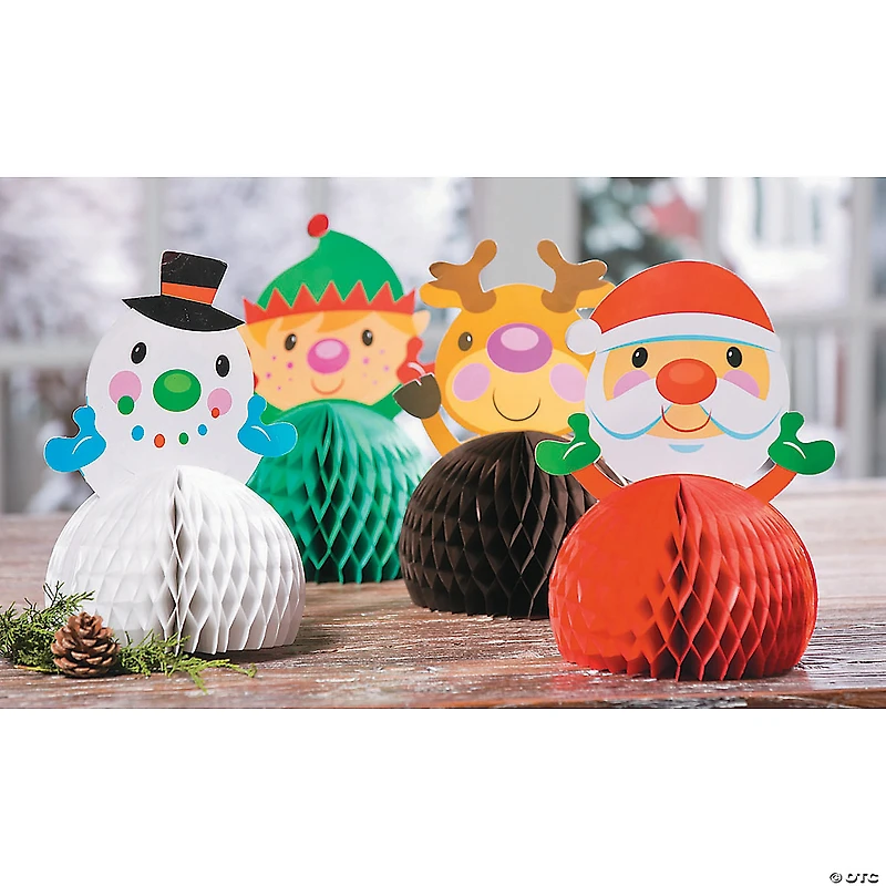 Cheery Christmas Centerpieces - 4 Pc.