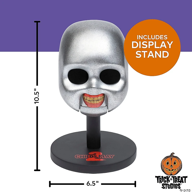 Child’s Play 2™ Replica Chucky Good Guys Skull Prop Halloween Decoration