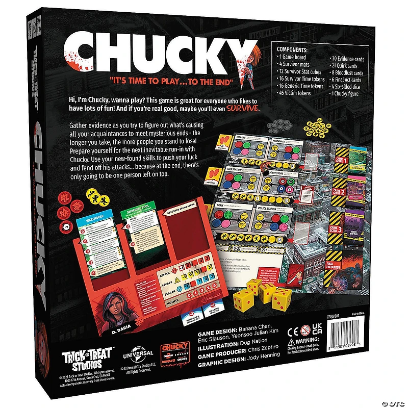 Child’s Play™ Chucky Board Game for 2 to 4 Players