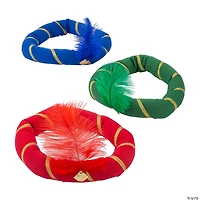 Child’s Wise Men Crowns with Feather - 3 Pc.
