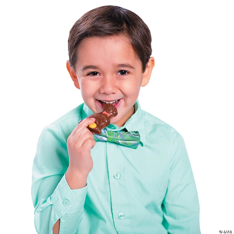 Chocolate Bunnies Easter Candy - 12 Pc.