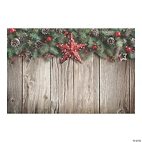 Christmas Barn Wood Backdrop - 3 Pc.