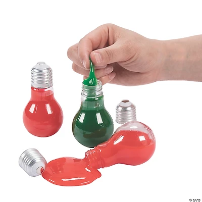 Christmas Bulb Slime - 12 Pc.