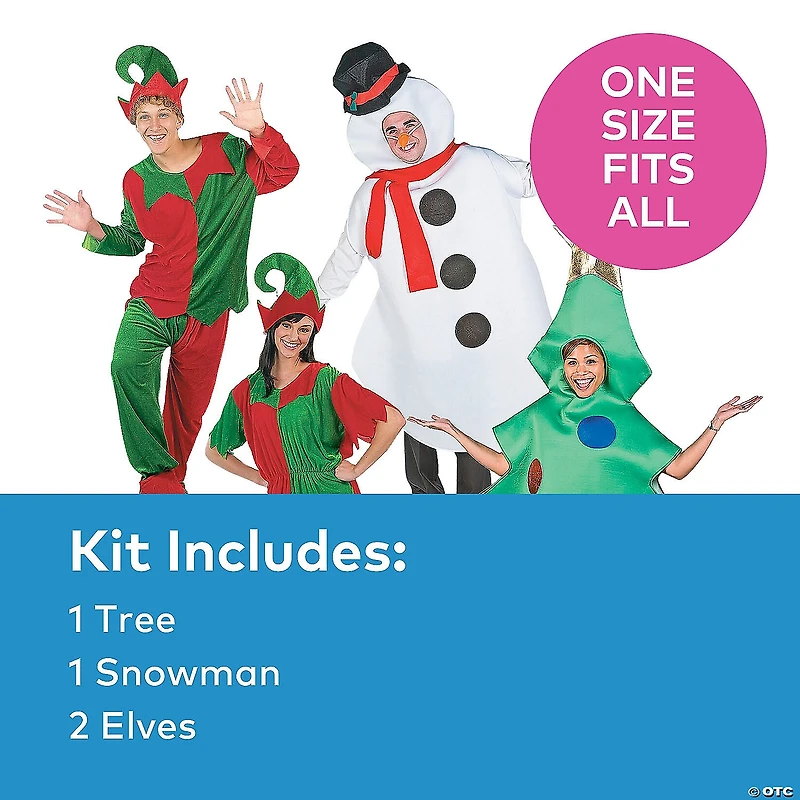 Christmas Character Deluxe Costume Kit - 11 Pc.