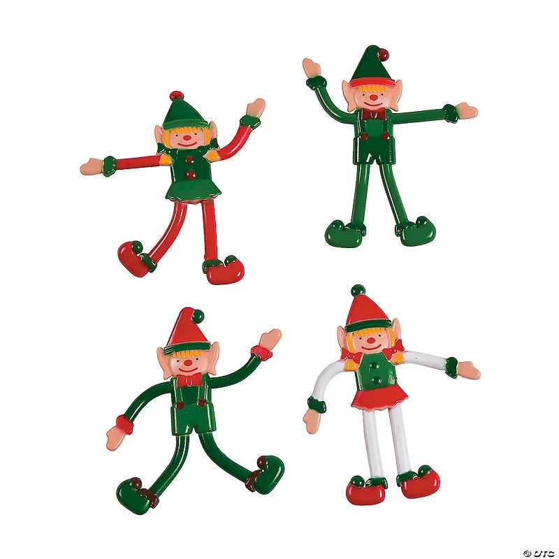 Christmas Elf Bendables - 24 Pc.