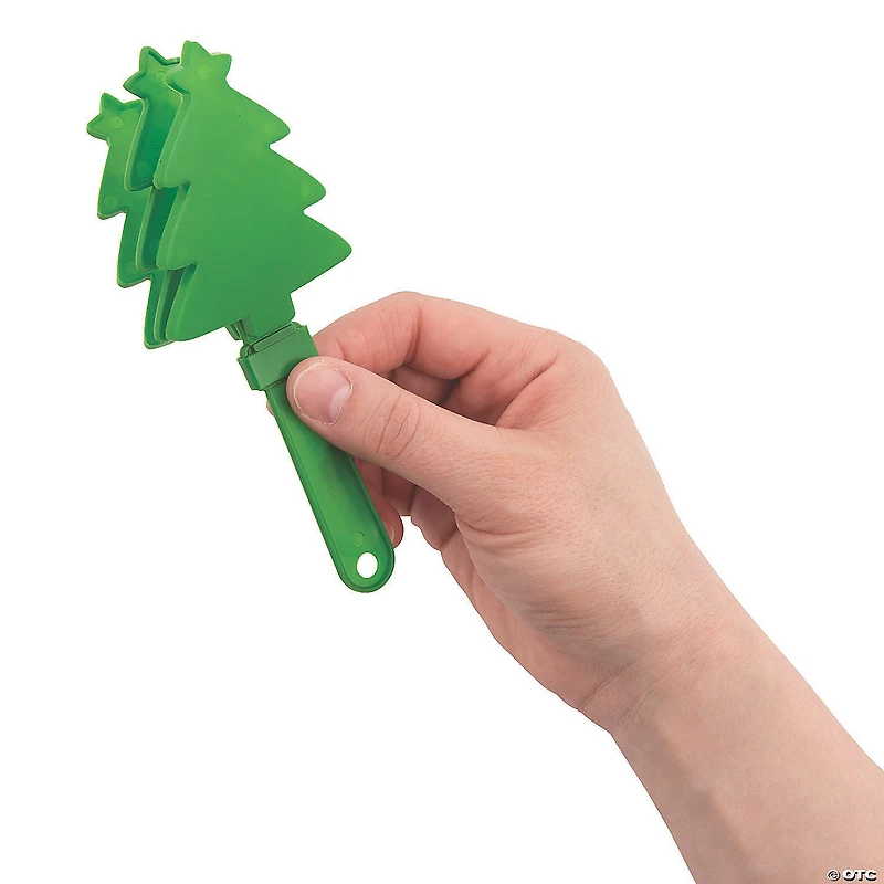 Christmas Hand Clappers - 12 Pc.