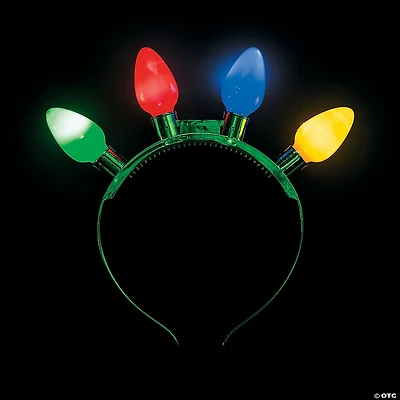 Christmas Light-Up Bulbs Head Boppers - 6 Pc.